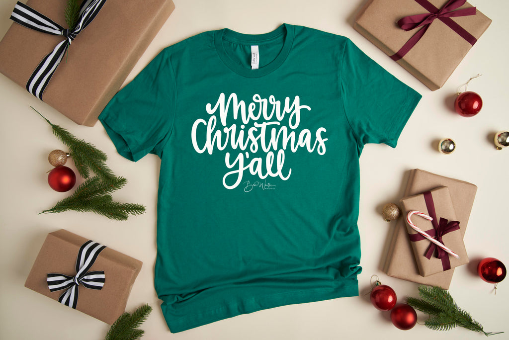 Merry Christmas Y'all T-Shirt - Ben Waites Ministries